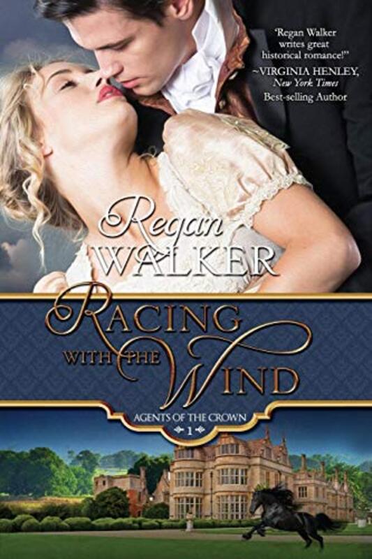 Book cover for "Racing with the Wind" by Regan Walker