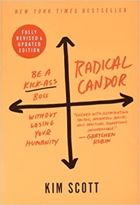 Book cover for "Radical Candor" by Kim Scott