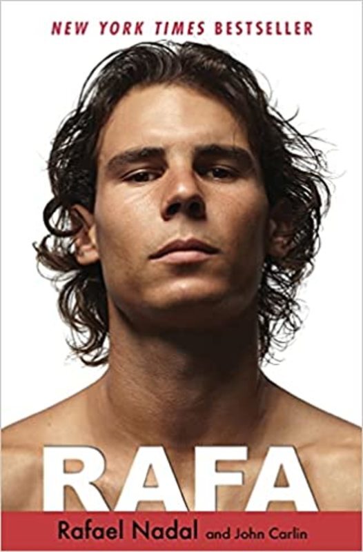 Book cover for "Rafa" by Rafael Nadal