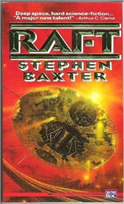 Book cover for "Raft" by Stephen Baxter