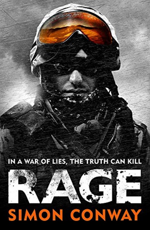 Book cover for "Rage" by Simon Conway
