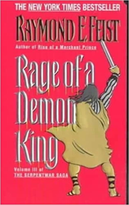 Book cover for "Rage of a Demon King" by Raymond E. Feist