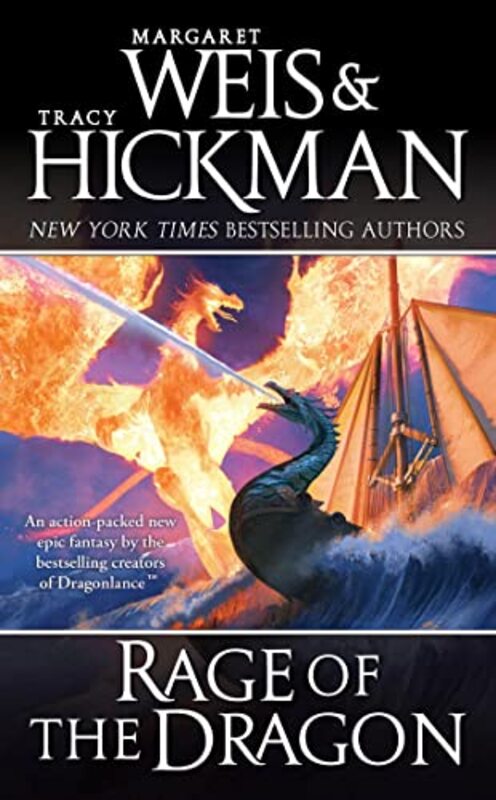 Book cover for "Rage of the Dragon" by Tracy Hickman