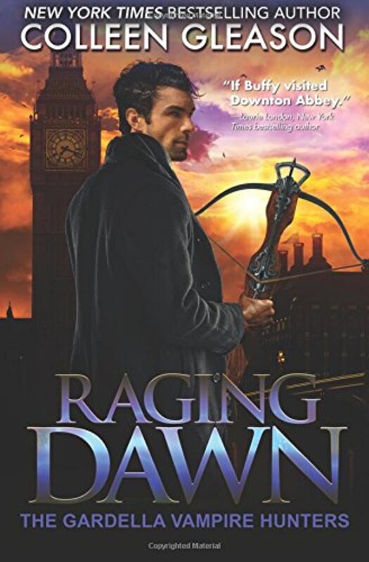 Book cover for "Raging Dawn" by Colleen CM Gleason