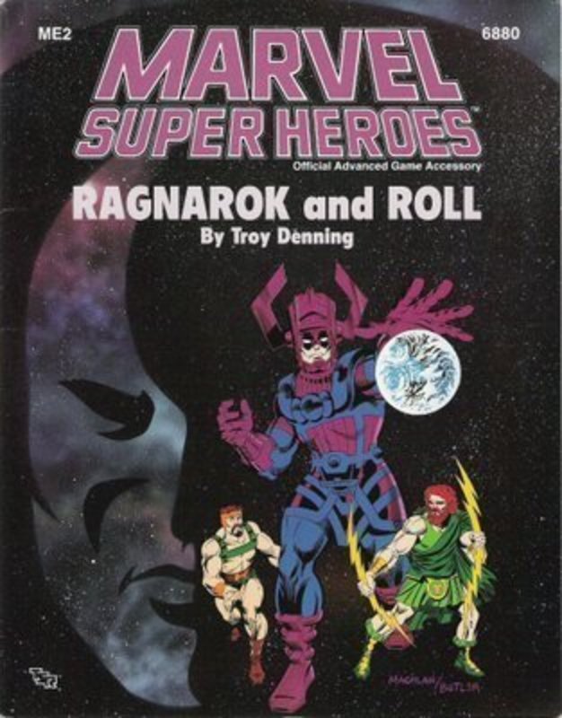 Book cover for "Ragnarok and Roll" by Troy Denning