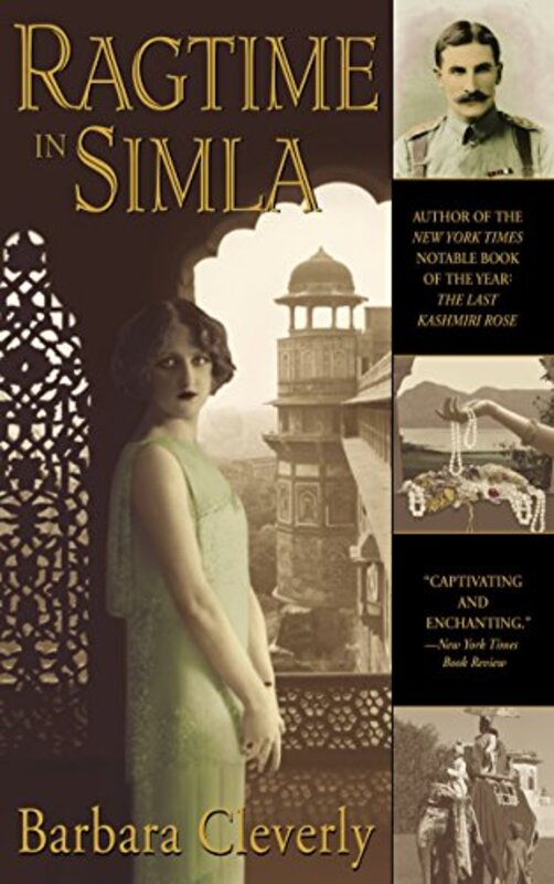 Book cover for "Ragtime in Simla" by Barbara Cleverly