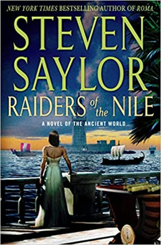 Book cover for "Raiders of the Nile" by Steven Saylor