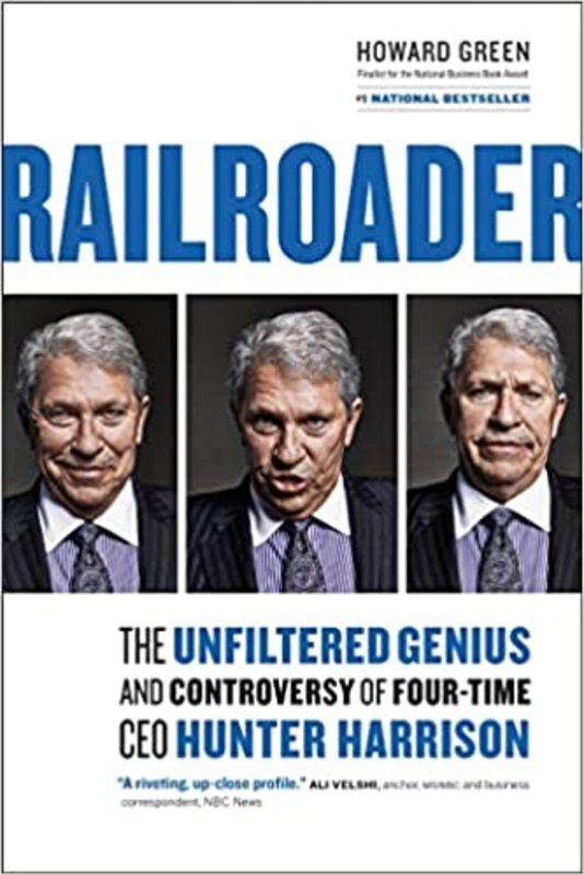 Book cover for "Railroader" by Howard Green