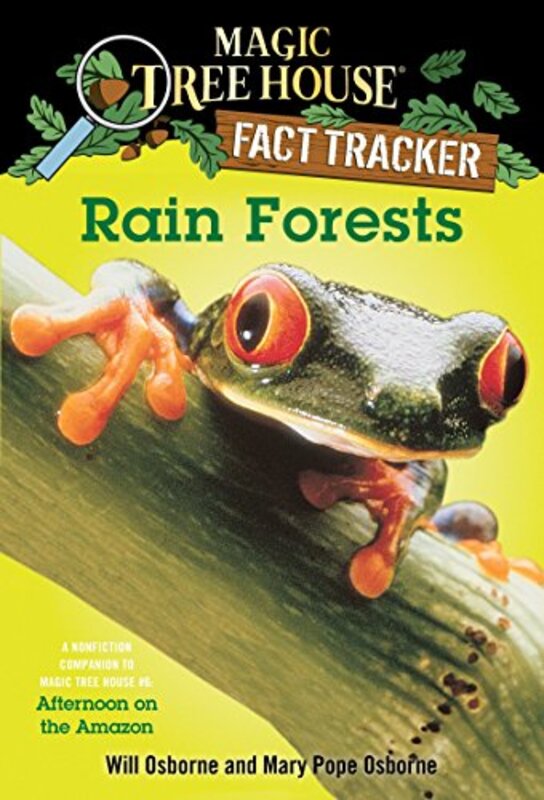 Book cover for "Rain Forests" by Mary Pope Osborne