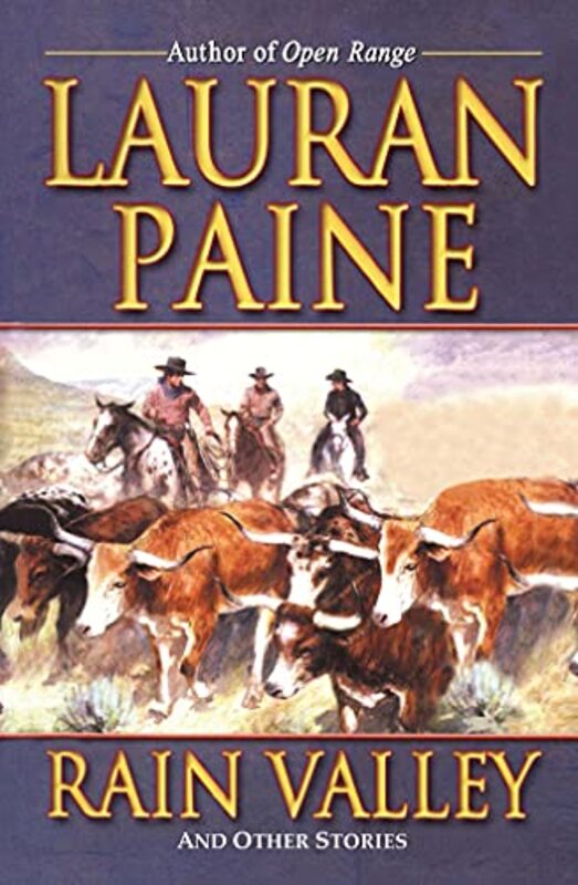 Book cover for "Rain Valley" by Lauran Paine