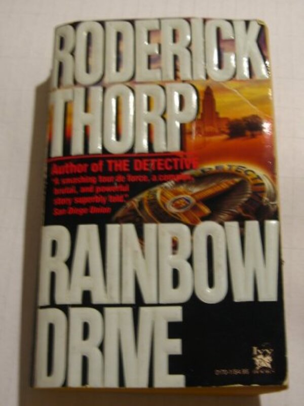 Book cover for "Rainbow Drive" by Roderick Thorp