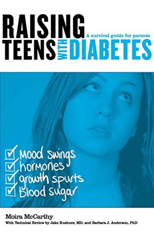 Book cover for "Raising Teens with Diabetes" by Moira McCarthy