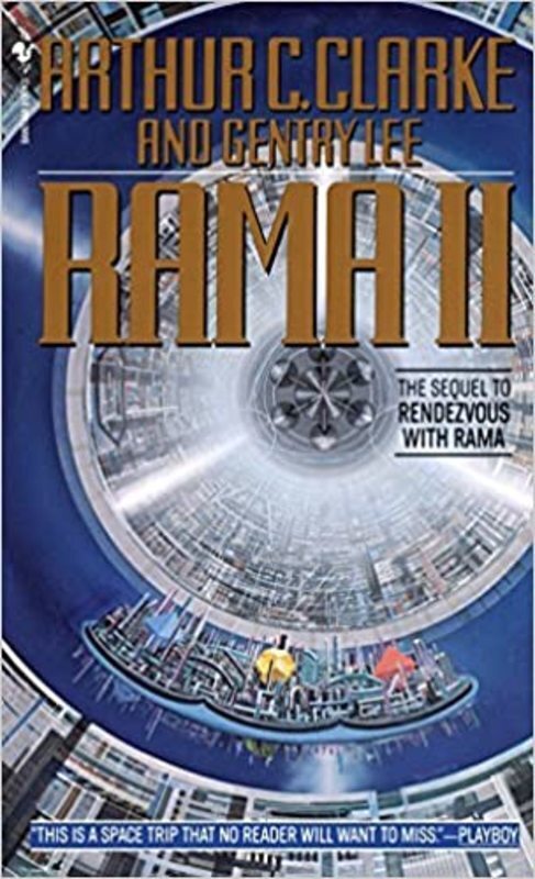 Book cover for "Rama II" by Arthur C. Clarke