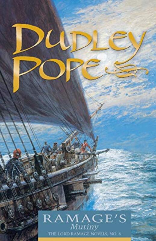 Book cover for "Ramage's Mutiny" by Dudley Pope
