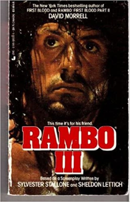 Book cover for "Rambo III" by David Morrell