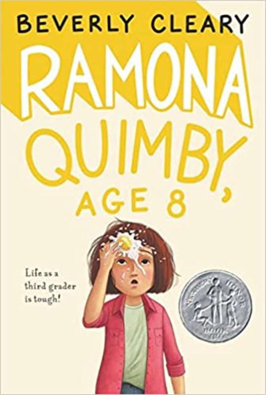 Book cover for "Ramona Quimby, Age 8" by Beverly Cleary