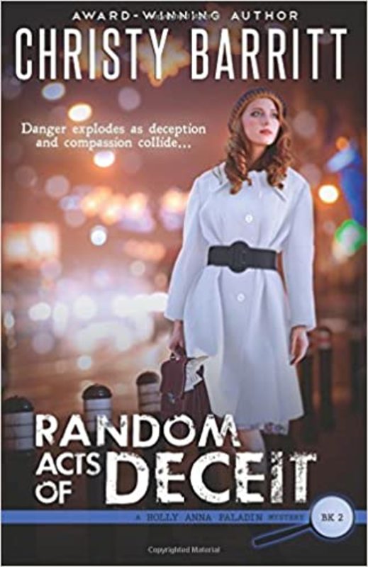 Book cover for "Random Acts of Deceit" by Christy Barritt