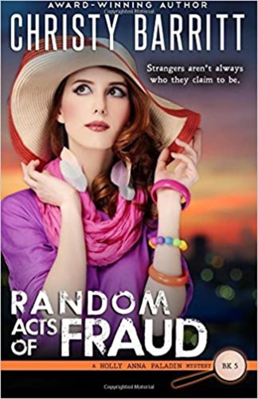 Book cover for "Random Acts of Fraud" by Christy Barritt