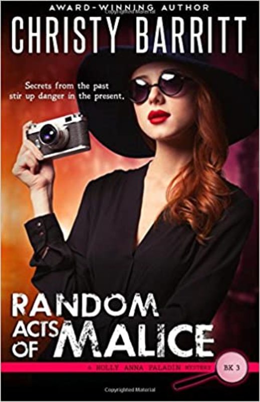 Book cover for "Random Acts of Malice" by Christy Barritt