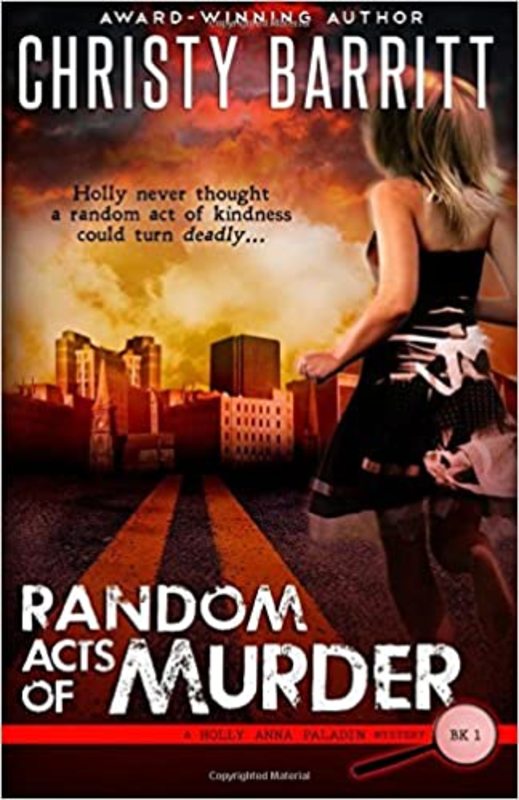 Book cover for "Random Acts of Murder" by Christy Barritt