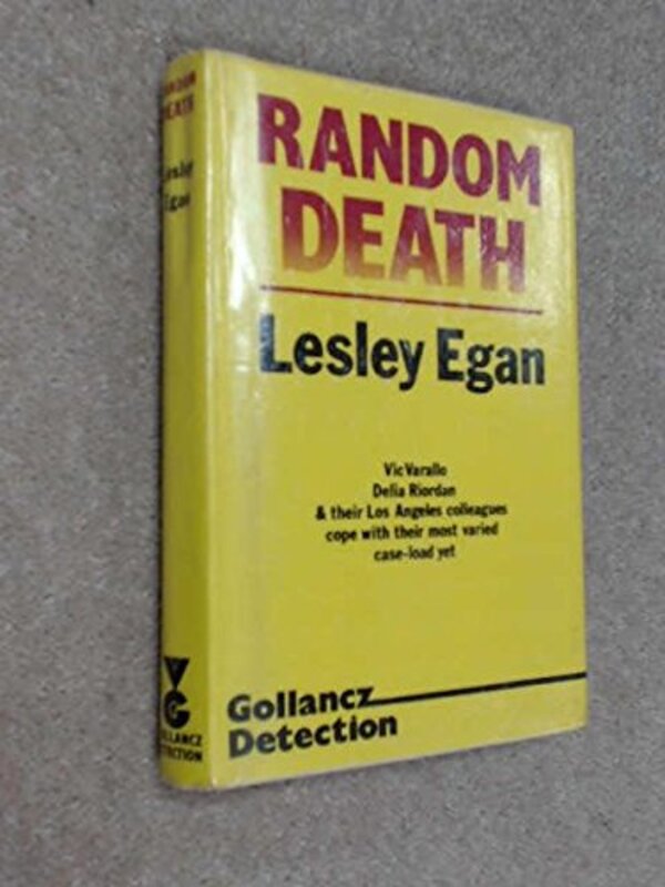 Book cover for "Random Death" by Lesley Egan
