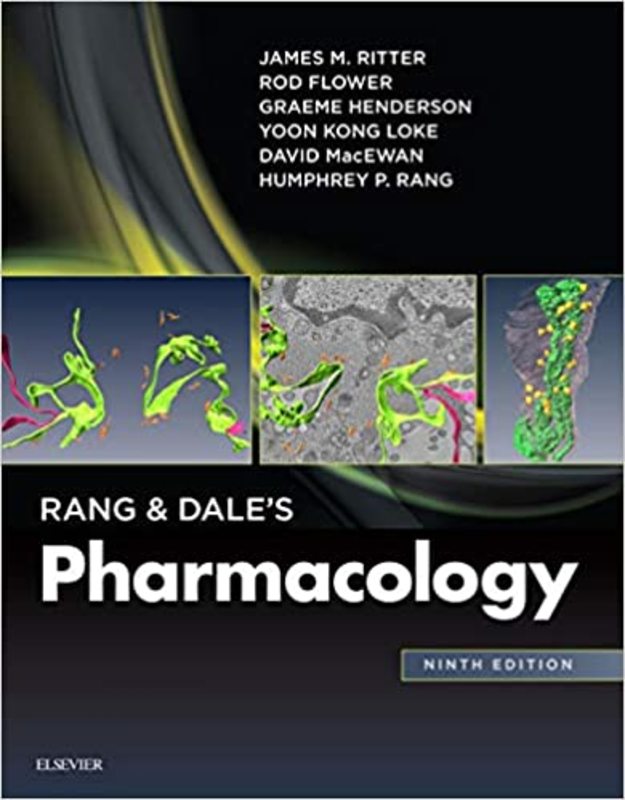 Book cover for "Rang & Dale's Pharmacology" by James M. Ritter