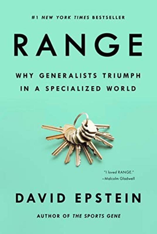 Book cover for "Range" by David J. Epstein