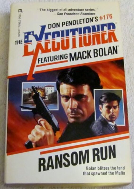 Book cover for "Ransom Run" by Don Pendleton