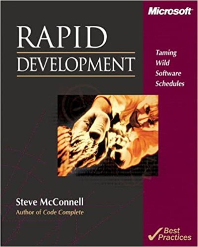 Book cover for "Rapid Development" by Steve McConnell