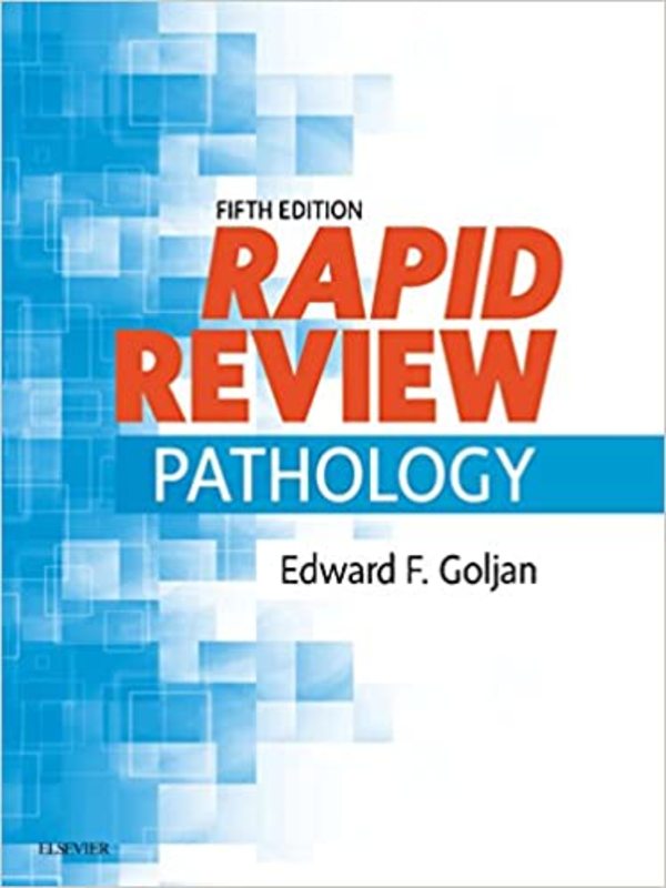 Book cover for "Rapid Review Pathology" by Edward F. Goljan