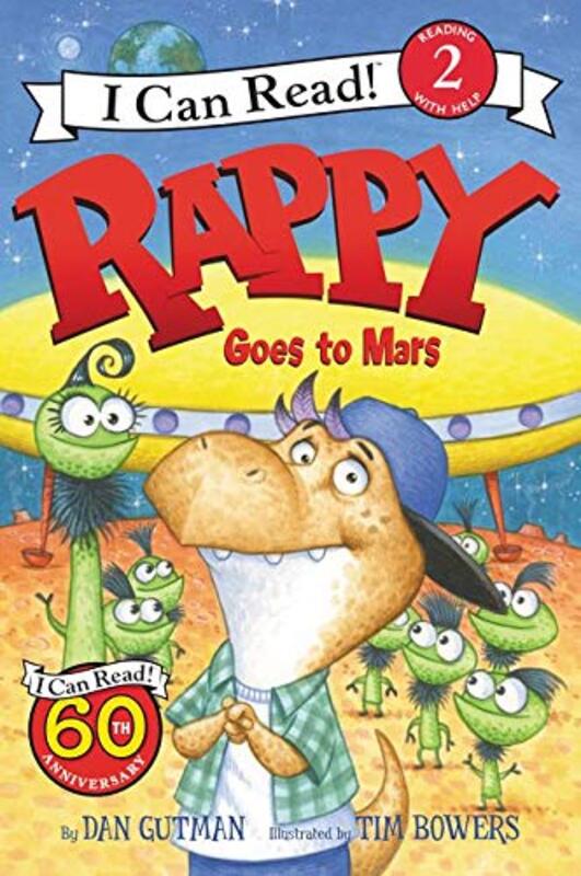 Book cover for "Rappy Goes to Mars" by Dan Gutman