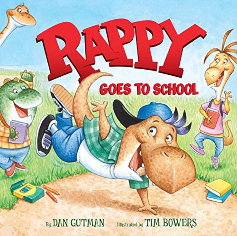 Book cover for "Rappy Goes to School" by Dan Gutman