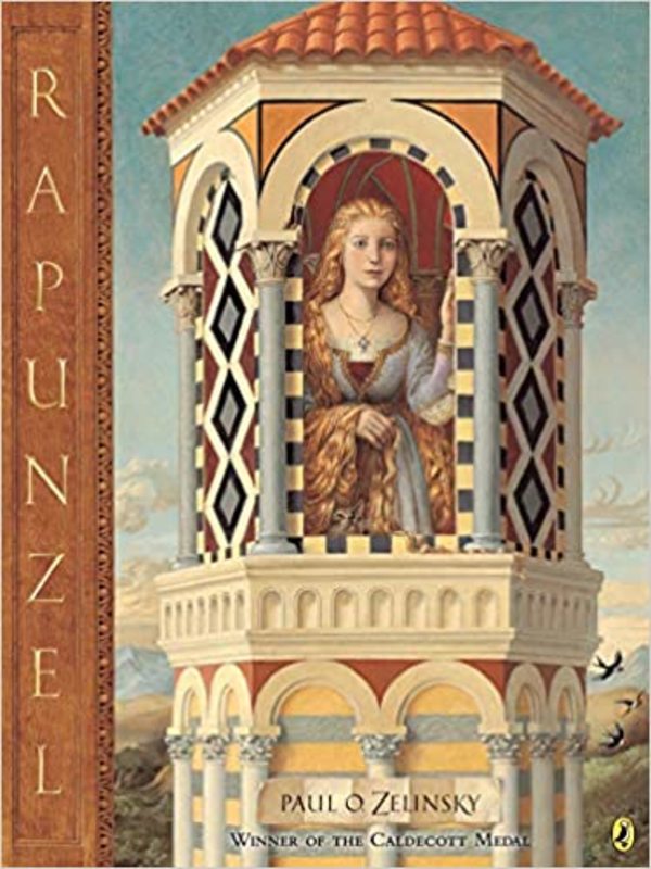 Book cover for "Rapunzel" by Brothers Grimm