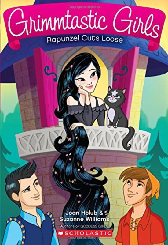 Book cover for "Rapunzel Cuts Loose" by Suzanne Williams
