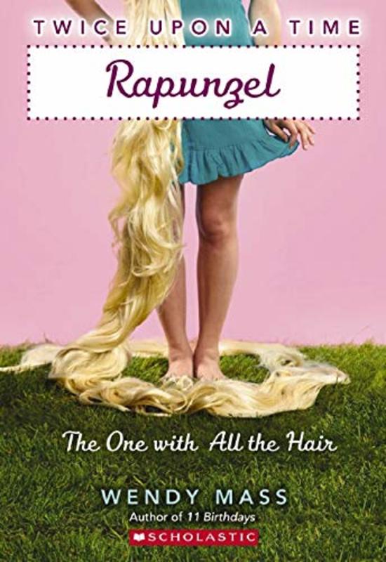 Book cover for "Rapunzel, the One With All the Hair" by Wendy Mass