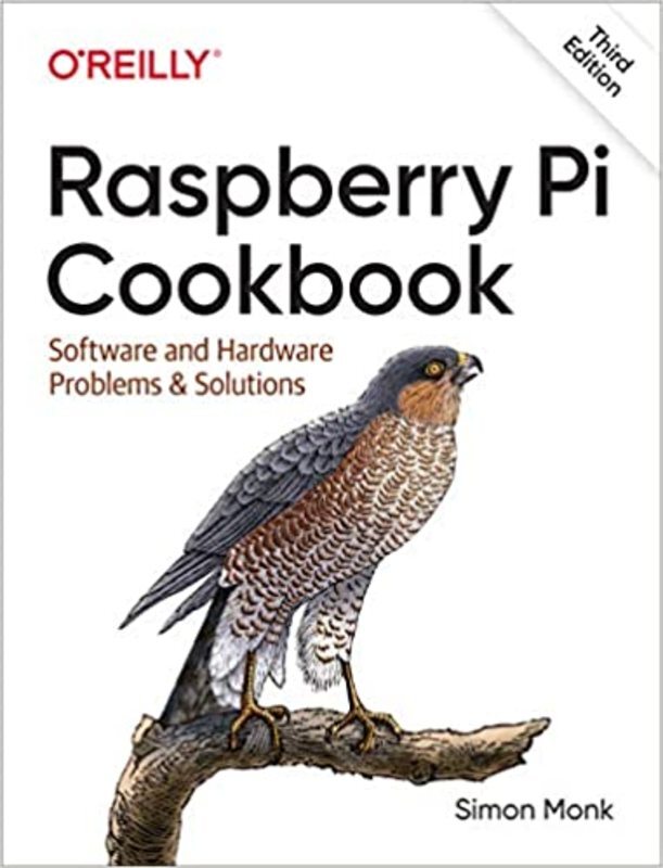 Book cover for "Raspberry Pi Cookbook" by Simon Monk