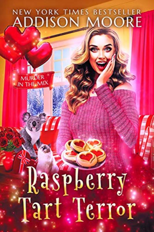 Book cover for "Raspberry Tart Terror" by Addison Moore
