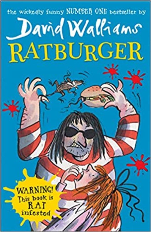 Book cover for "RatBurger" by David Walliams
