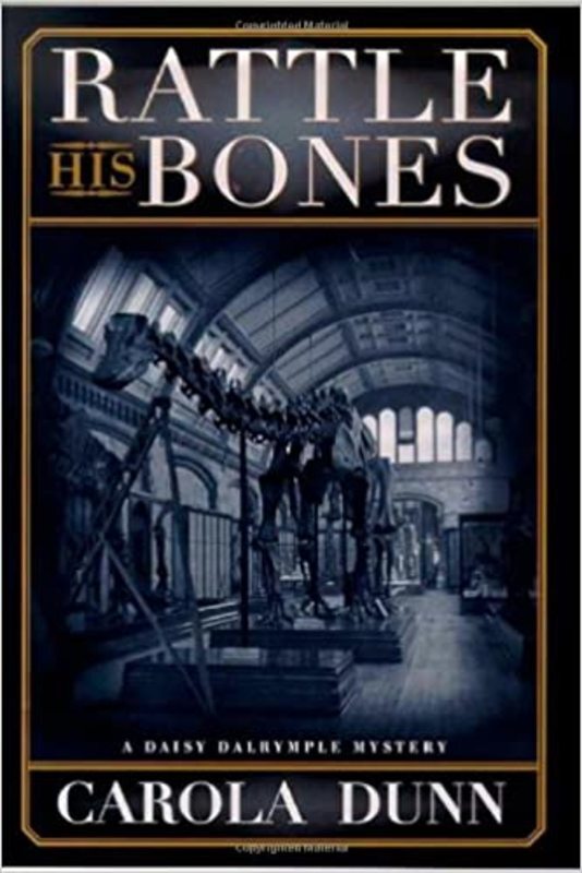 Book cover for "Rattle His Bones" by Carola Dunn