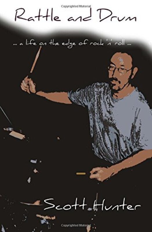 Book cover for "Rattle and Drum" by Scott Hunter