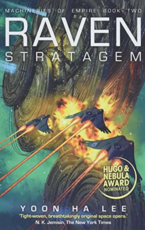 Book cover for "Raven Stratagem" by Yoon Ha Lee