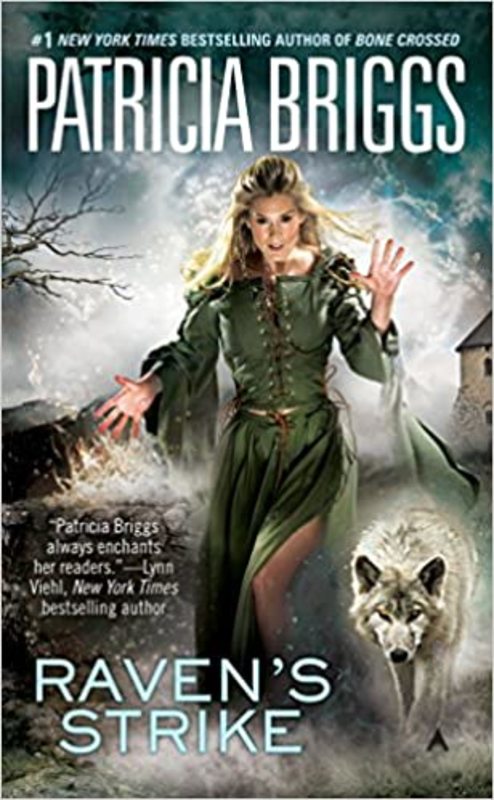 Book cover for "Raven's Strike" by Patricia Briggs