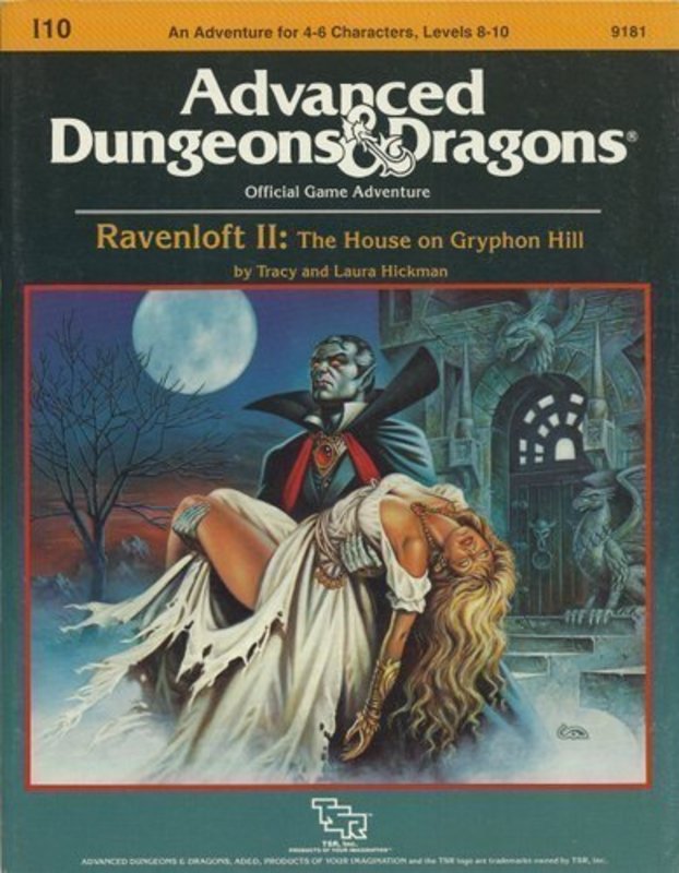 Book cover for "Ravenloft II" by Tracy Hickman