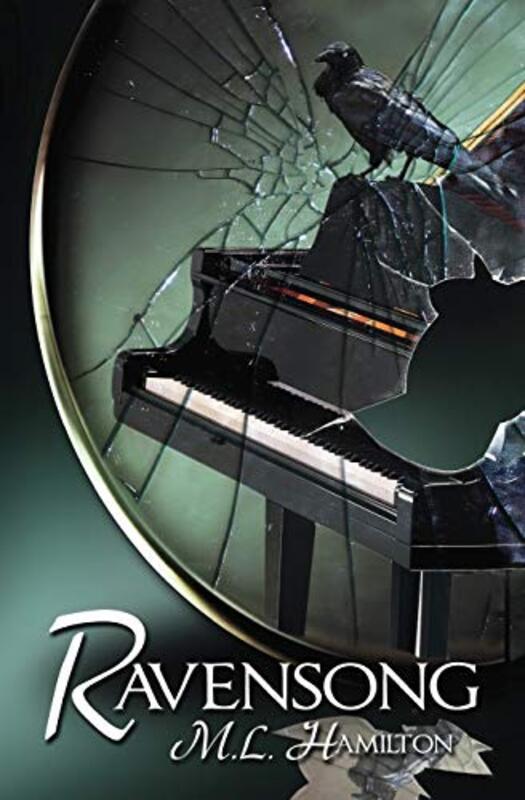 Book cover for "Ravensong" by ML Hamilton