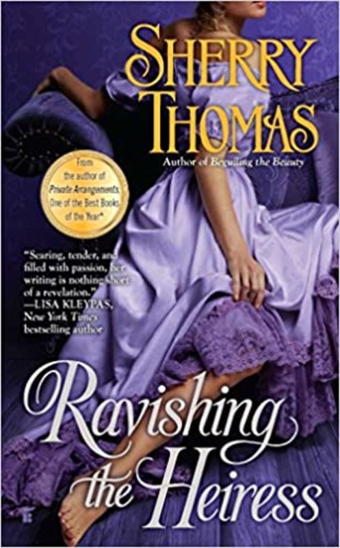 Book cover for "Ravishing the Heiress" by Sherry Thomas