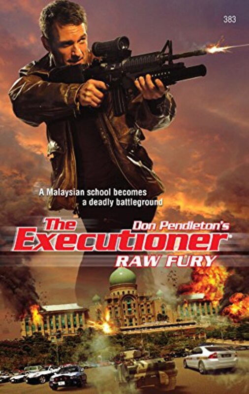 Book cover for "Raw Fury" by Don Pendleton