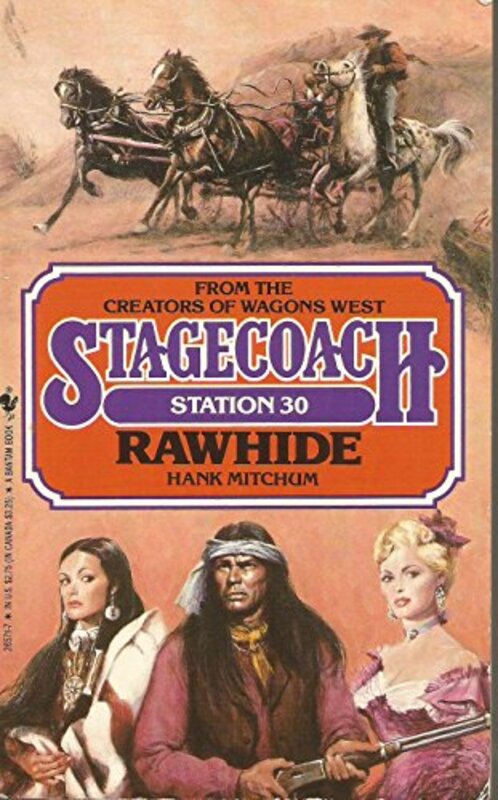 Book cover for "Rawhide" by Hank Mitchum