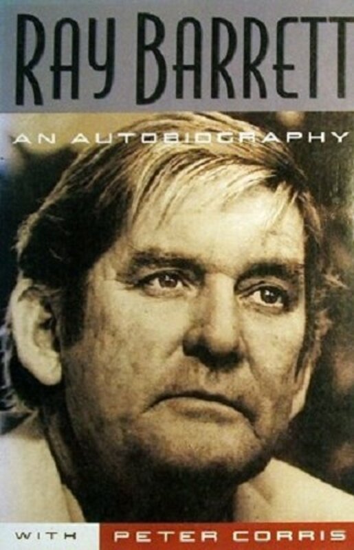 Book cover for "Ray Barrett" by Peter Corris