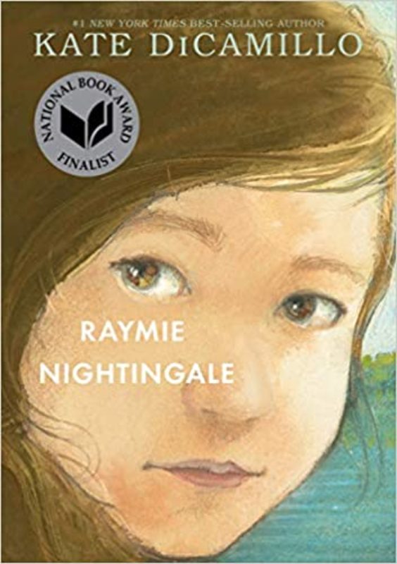Book cover for "Raymie Nightingale" by Kate DiCamillo