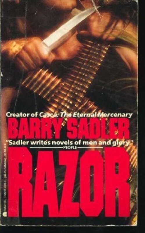 Book cover for "Razor" by Barry Sadler